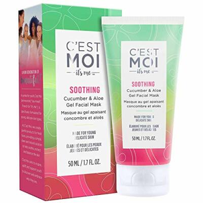 C'EST MOI IT'S ME SOOTHING CUCUMBER & ALOE GEL FACIAL MASK BRAND NEW IN BOX