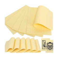 6 Pcs Tattoo Fake Skin Kit, 3mm 12x8in Thick Pound of Flesh Tattoo for Tatto...