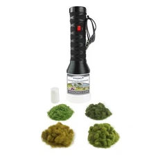 WWS Pro Grass Micro Static Grass Applicator Starter Kit –Model Railway Terrain