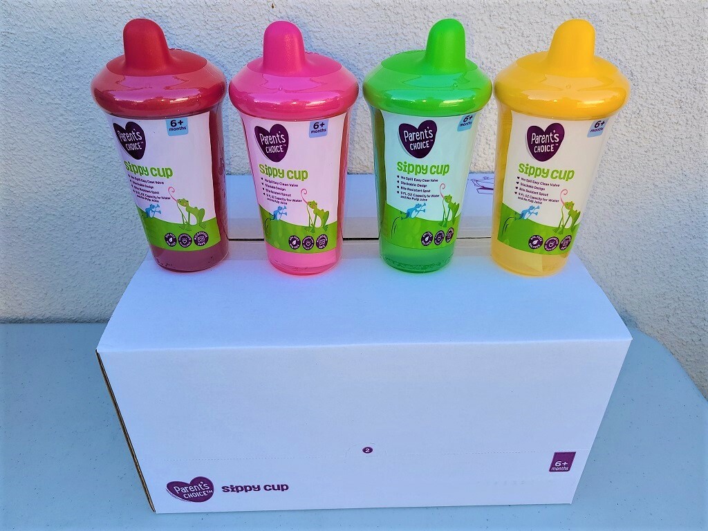 Lot of 48 Parent's Choice Sippy Cup 9 Oz 6+ Months Spillproof BPA