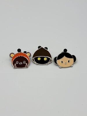 Disney Tsum Tsum Star Wars Trading Pins Lot Leia, Jabberwocky