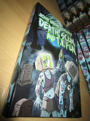 John Wayne Comunale DEATH, SCUM & T.V. FUN 1st/HB SIGNED/LTD MINT Thunderstorm