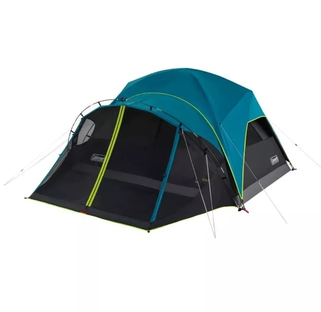 Coleman Carlsbad Dome Tent W Screen Room 4 Person 9 X11X4 .11 Dark Room Tech