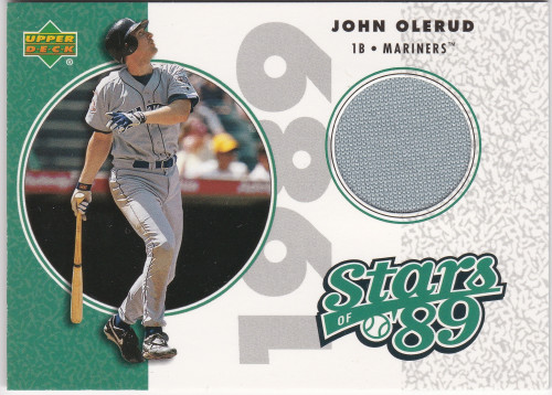 2002 UD Authentics Stars of '89 Jerseys #SLJO John Olerud Jersey - NM