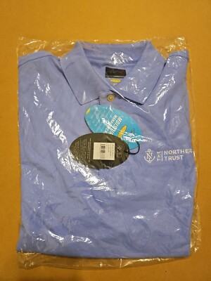 Greg Norman Golf Shirt Play Dry  Performance Sz  SMALL  Color PERI