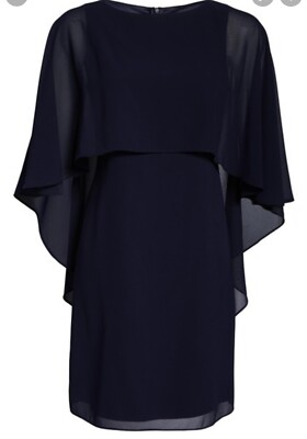 vince camuto chiffon cape dress vince camuto cape back shift dress