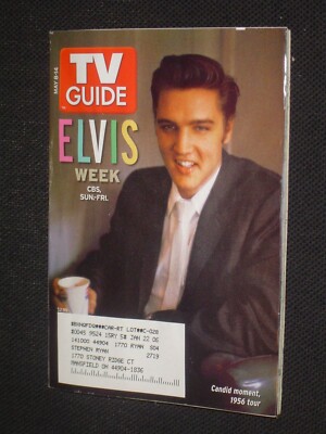TV Guide from May 8, 2005: ''Elvis Week - CBS, Sun-Fri'' - Very Good Condition!