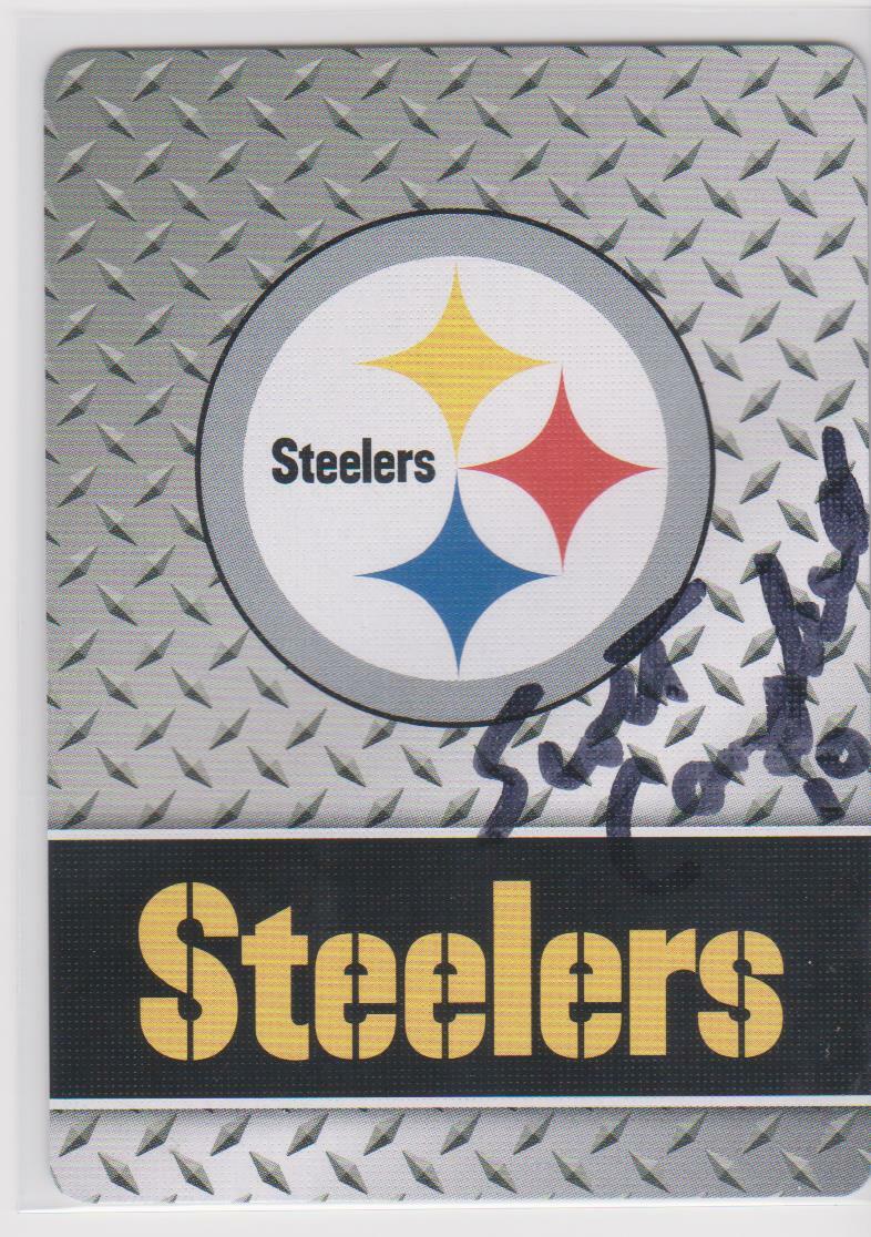 SCOTT CAMPBELL PITTSBURGH STEELERS 1984-86 AUTOGRAPHED PLAYING