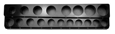 Stecknuss-Halter Für Werkstatt & Garage – Wandmontierbar, In 1/4", 3/8" Oder 1/2" Wählbar, Mit 8 Clips