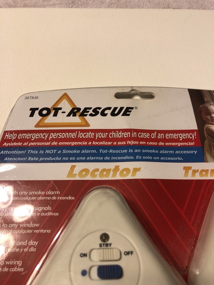 Tot Rescue Locator Transmitter Help Emergency Personnel Locate Kids