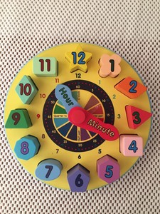 melissa & doug clock
