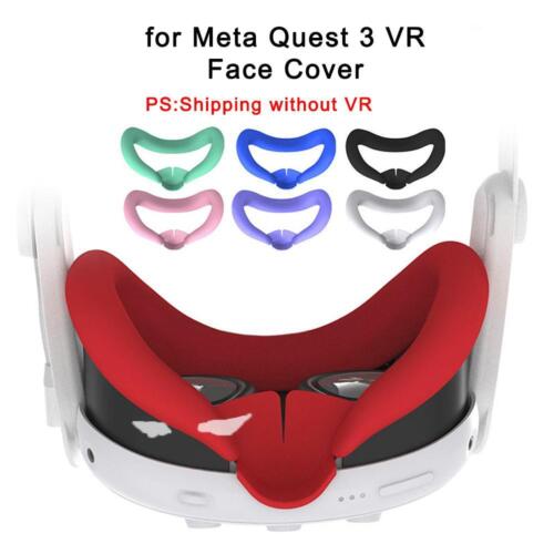 2024 Silicone Front Face Pad Cover & Lens Dust Cover for Meta 3 VR Headset USN - Afbeelding 1 van 25