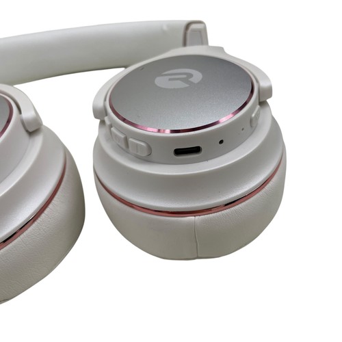 Raycon the Everyday Over Ear Headphones White Rose Gold #NO0756 (TC) - Picture 4 of 14