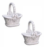 2 X Stein Pflanzschale BlumenküBel PflanzküBel Blumentopf Pflanzkorb Blumenkorb