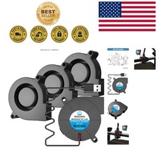 4 Pack of 5V USB Blower Fans - 50mm Size with High Airflow for Compact Cooling