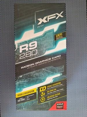 Grafikkarte XFX Radeon R9 280 Double Dissipation DD 3GB OVP komplett