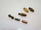 Vintage Stick  Hat Pin Protector Fastener Push & Spring Finding Clutch Lot of 6