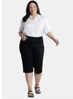 Just my size Women’s Plus Black Stretch Denim Capris Size 3X NEW — photo 3