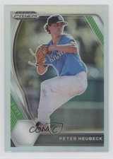 2021 Panini Prizm Draft Picks Silver Prizm Peter Heubeck #PDP101 0i4k