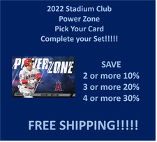 2022 Stadium Club Power Zone You Pick Complete your set SPECIAL!!!!