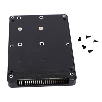 MSATA To 2.5 Inch IDE 44pin SSD Case Converter Adapter with Case Black