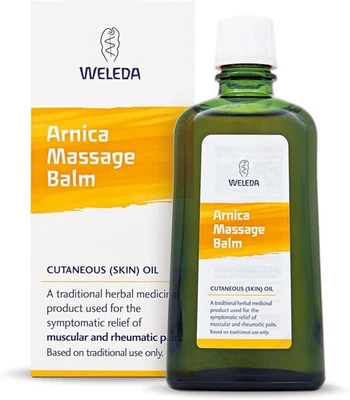 Weleda Arnica Massage Balm Bruising Swelling Rheumatic Muscular Pain Herbal UK