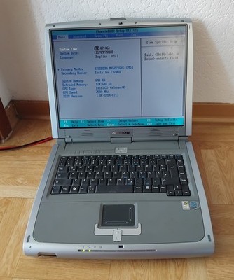 Medion /  MD 41200 / Celeron 2,5 GHz / Vintage Notebook
