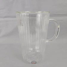 Bodum Douro Double Wall Glass Mug with Handle 13.5 fl oz Coffee, 6" Tall