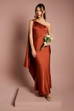 Coast Copper A-Line Dress Womens Bridesmaids Dresses