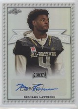 2020 Leaf Metal US Army All-American Bowl 29/50 Keshawn Lawrence Auto 19n6