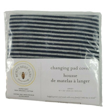 Burts Bees Changing Pad Cover 100 Organic Cotton Fits Standard 16 x 32 Mat New