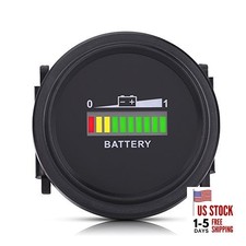 LED Battery Indicator Meter, 12V 24V 36V 48V 72V LED Digital Battery