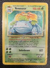 Pokemon Venusaur 15/102 Base Set Unlimited Holo Rare WOTC DMG on eBay
