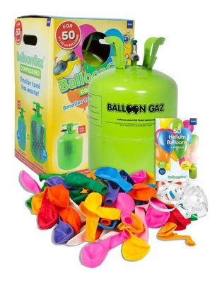 Balloon Time Helium-Ballon-Kit, 50 Luftballons