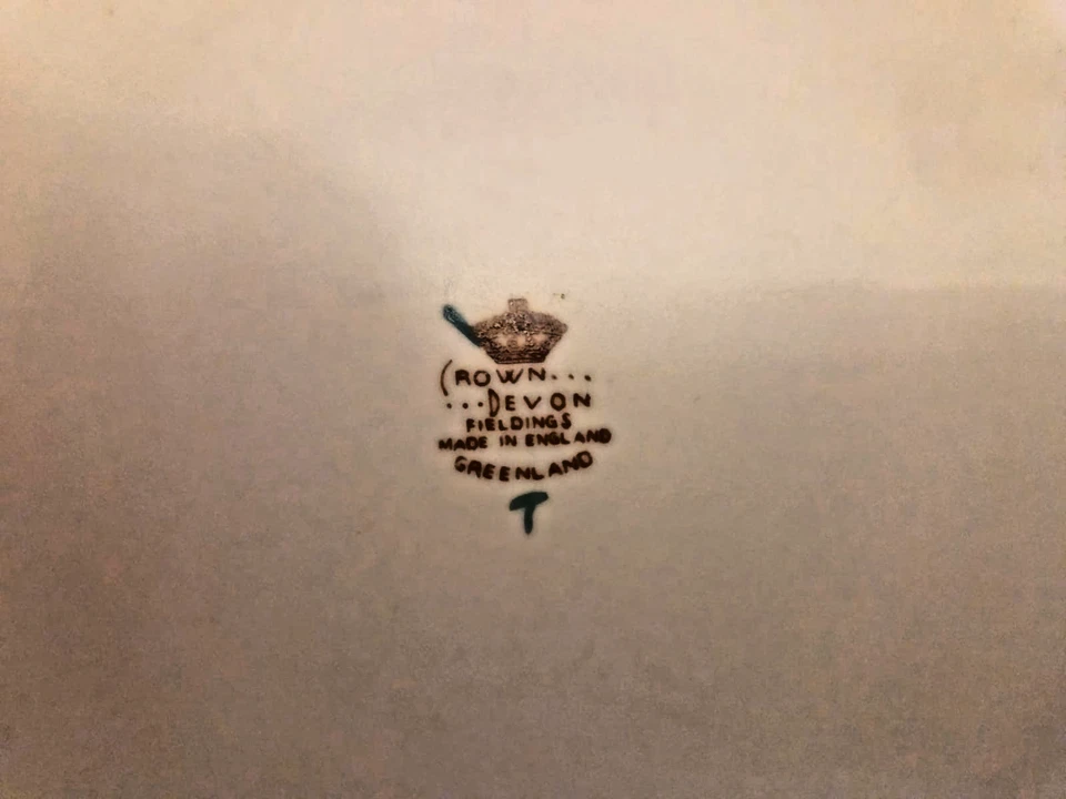 Crown Devon  Fieldings Greenland / Leaping Deer Design Large Dinner Plate x 6 - Image 2 of 4