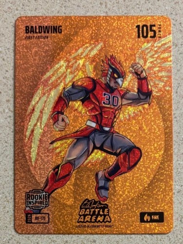 2026 Bo Jackson Battle Arena Baldwing IBF-173 Orange Battlefoil Fire