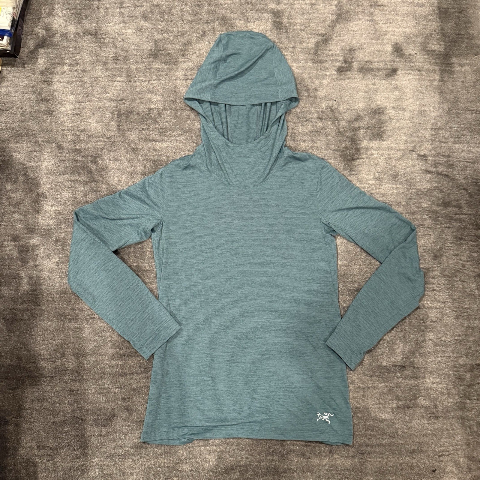 ARC'TERYX Arc’teryx Taema Felpa con Cappuccio Donna XXS Blu Traspirante Pullover Manica Lunga