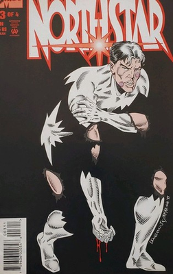 #ad #ad NORTHSTAR #3 of 4 June 1994 – Marvel Comics Limited Series Minimalist Black $9.98