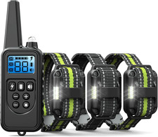 Dog Training Collar 3 Pack - 2600Ft Dog Shock Collar with Remote Control Waterpr