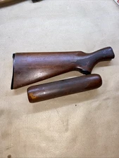 VINTAGE Remington 870 Wingmaster  Wood Stock  Set. Cracked