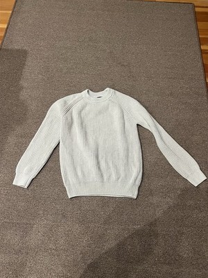 Men s Quince Fisherman Sweater Beige Size Small Organic Cotton