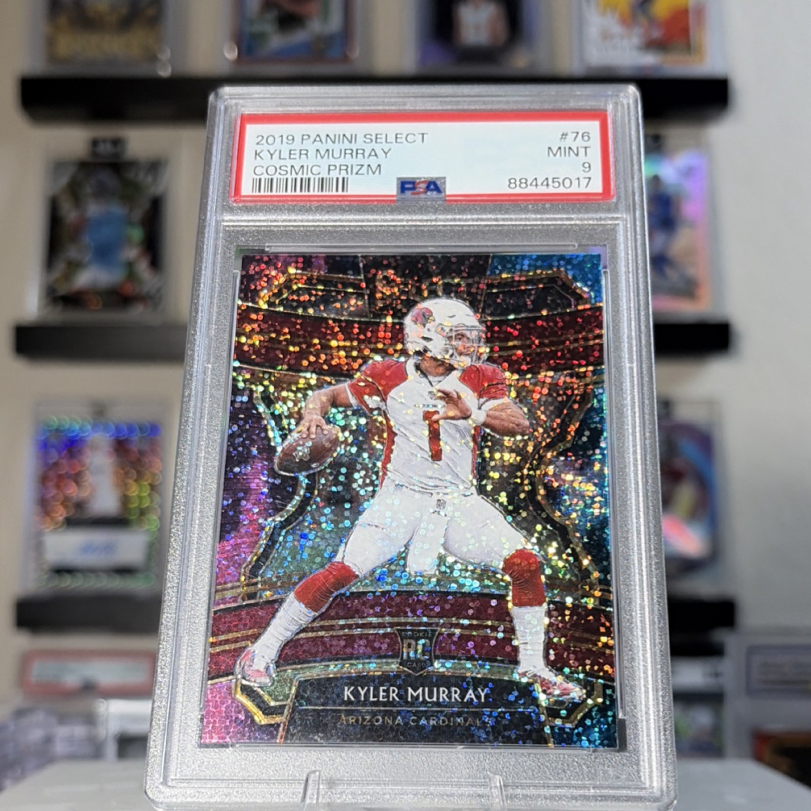 Panini 2019 Select Kyler Murray #76 Cosmic Prizm Rookie PSA 9 Arizona Cardinals