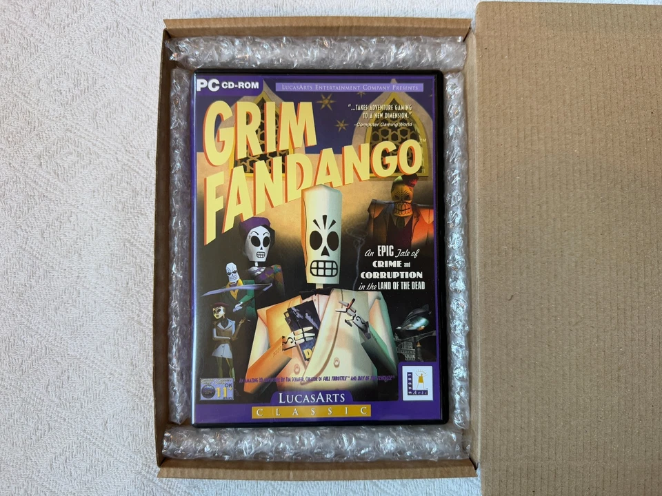 Grim Fandango PC - VGC CIB - High Quality Packing - Tracked - Image 2 of 4