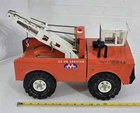 J-915 VINTAGE 1960'S PRESSED STEEL MIGHTY TONKA WRECKER TRUCK