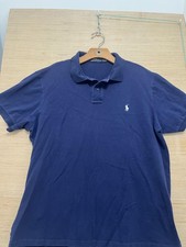 Polo Ralph Lauren Polo Shirt Mens XL Navy Blue Classic Fit Short Sleeve Cotton