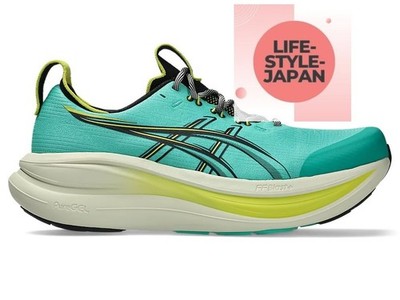 ASICS GEL-NIMBUS 28 TR 1011C216 300 Aurora Green Black Men Running Shoes