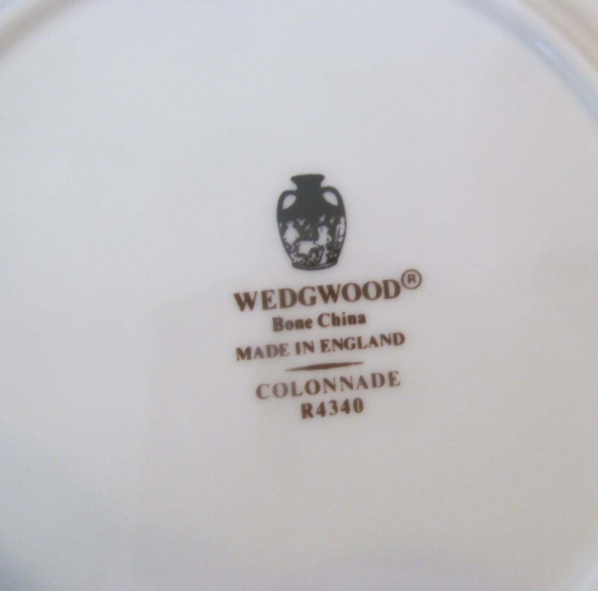 Set Of 4~Wedgwood COLONNADE Black 6" Bread Plates~Multiple Sets Avail
