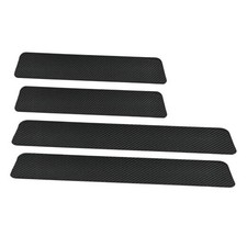 4PCS Car Door Sill Protector, Door Sill Protector, Automotive Door Entry Black