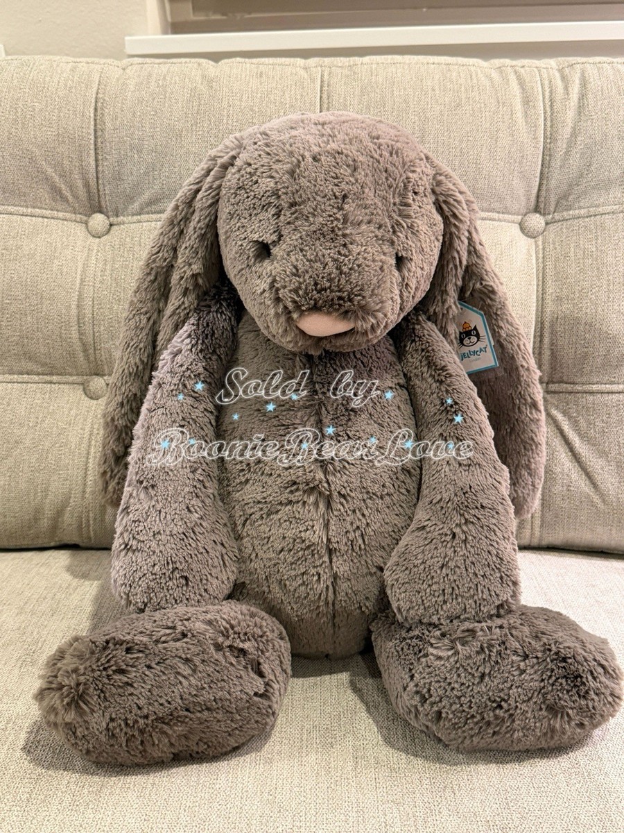 Jellycat Huge Bashful Truffle Bunny BNWT - Retired & Rare - 100
