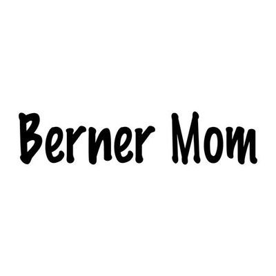 Berner Mom Bernese Mountain Dog Pet Decal Sticker Black Die Cut Vinyl